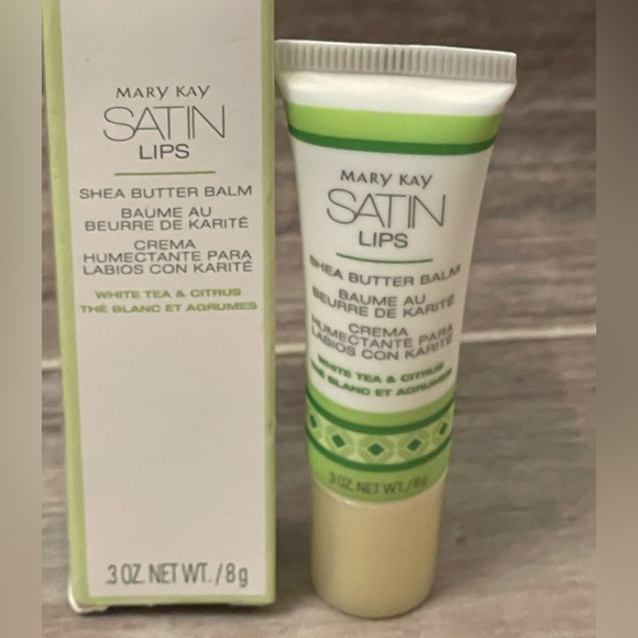 Mary Kay Satin Lips Shea Butter Balm White Tea and Citrus NWT - Picture 3 of 6